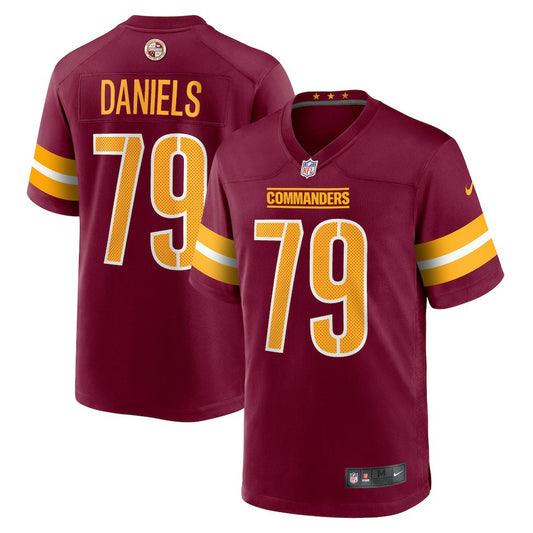 Braeden Daniels Washington Commanders Team Game Jersey - Burgundy | NFL Jerseys