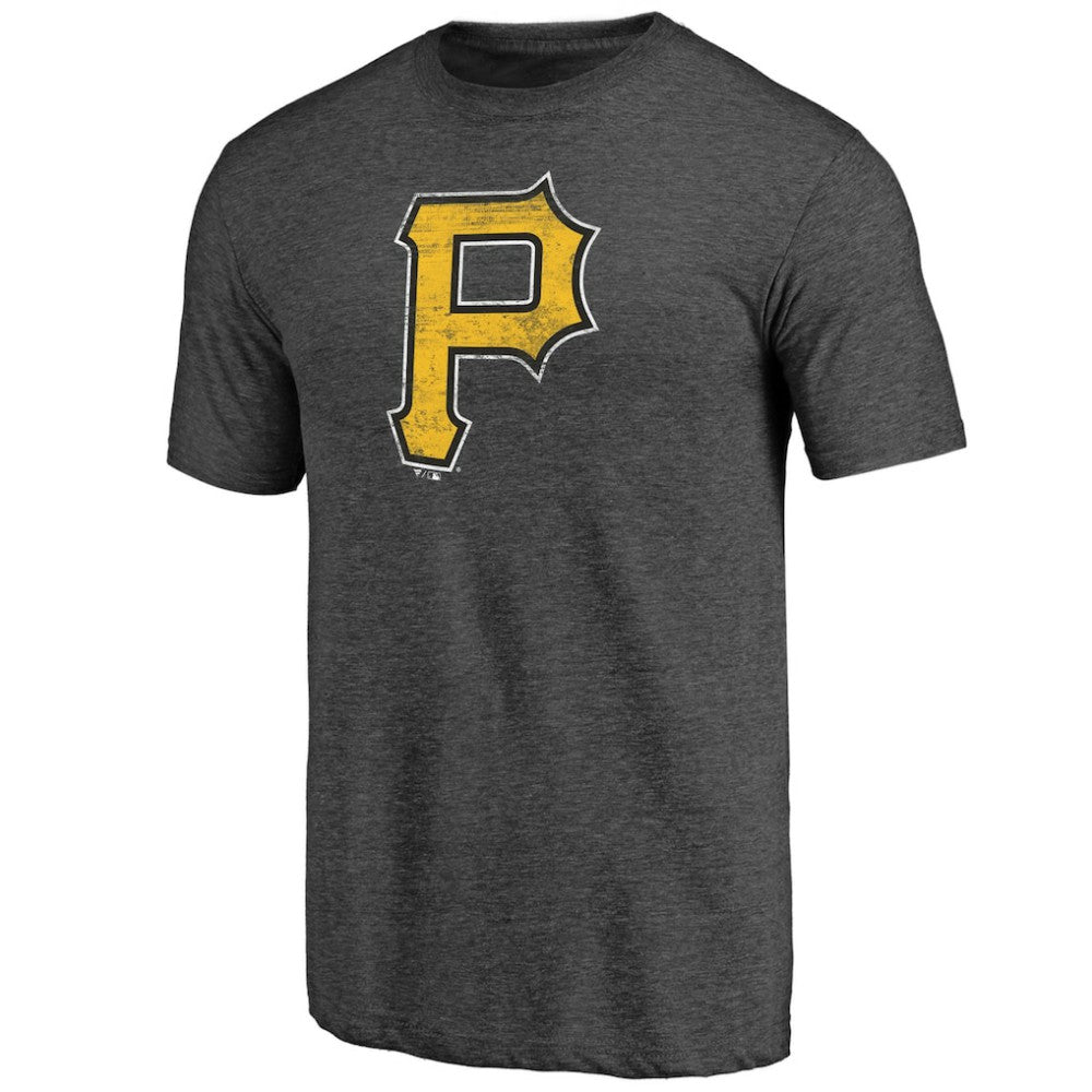 Pittsburgh Pirates Official Logo Tri-Blend T-Shirt On Sale