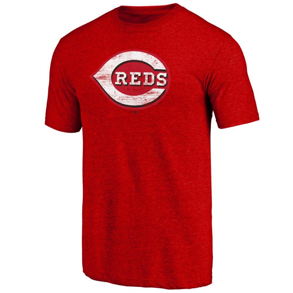Cincinnati Reds Official Logo Tri-Blend T-Shirt Online