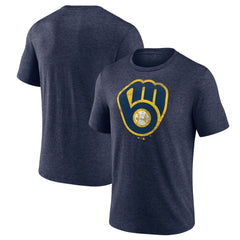 Milwaukee Brewers Official Logo Tri-Blend T-Shirt Online