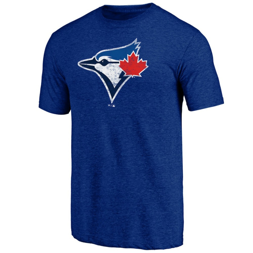 Toronto Blue Jays Official Logo Tri-Blend T-Shirt On Sale