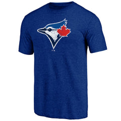 Toronto Blue Jays Official Logo Tri-Blend T-Shirt On Sale