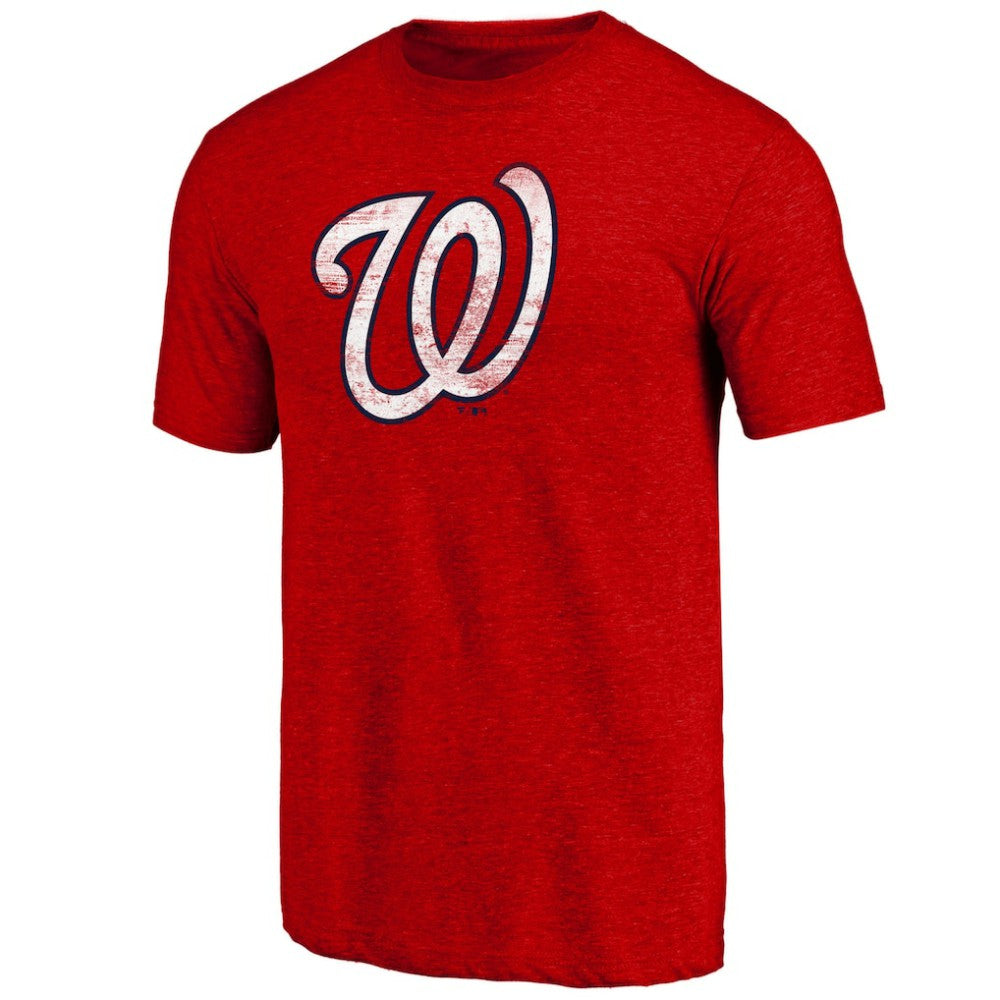 Washington Nationals Official Logo Tri-Blend T-Shirt On Sale