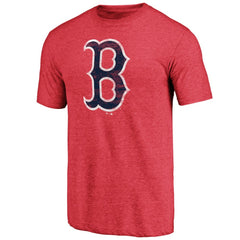 Boston Red Sox Official Logo Tri-Blend T-Shirt Clearance