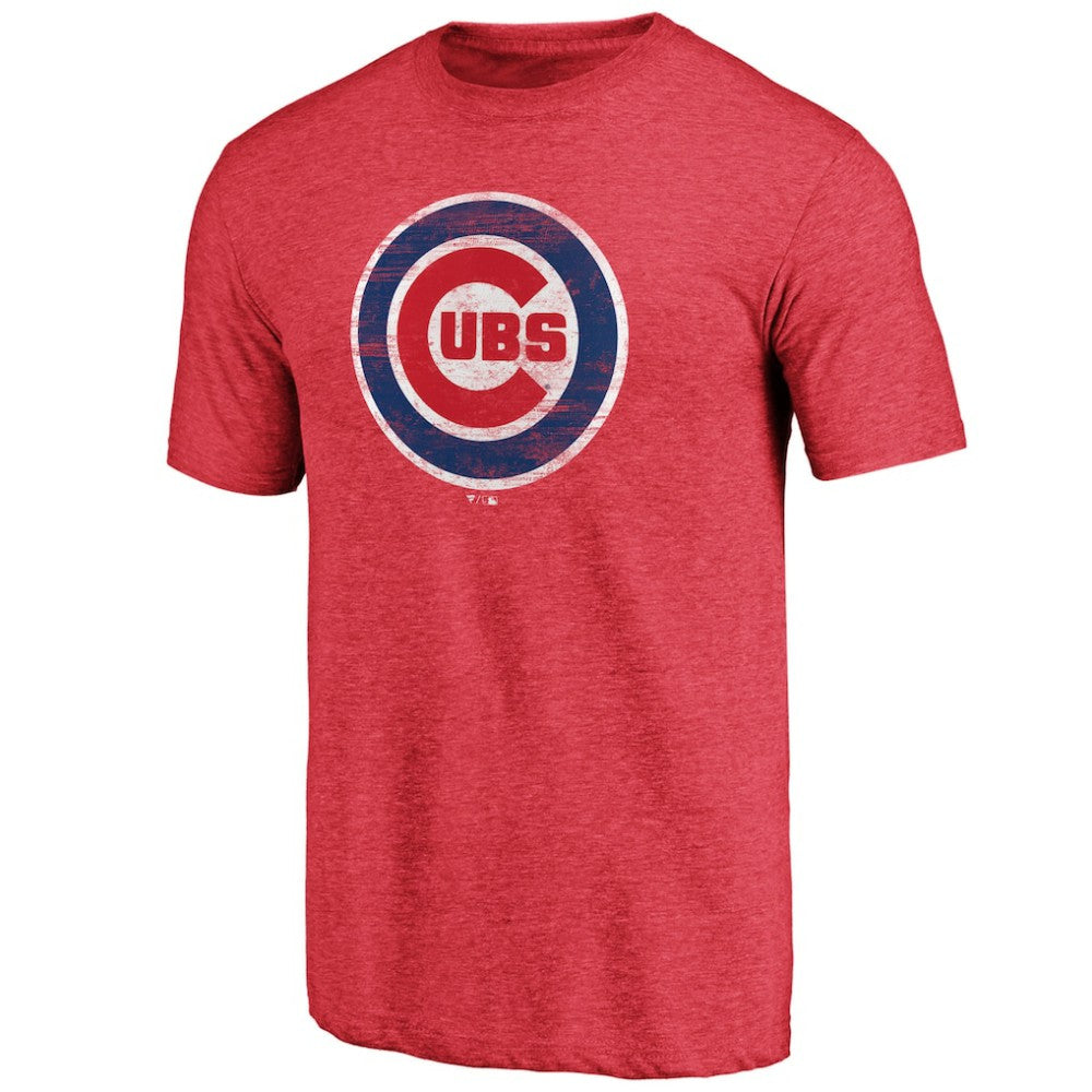 Chicago Cubs Official Logo Tri-Blend T-Shirt Online