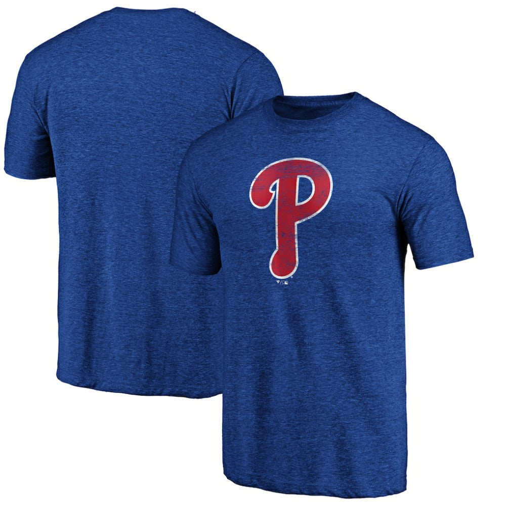 Philadelphia Phillies Official Logo Tri-Blend T-Shirt discount