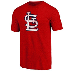 St. Louis Cardinals Official Logo Tri-Blend T-Shirt On Sale