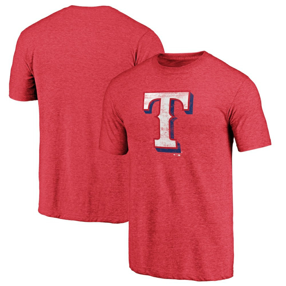 Texas Rangers Official Logo Tri-Blend T-Shirt Online