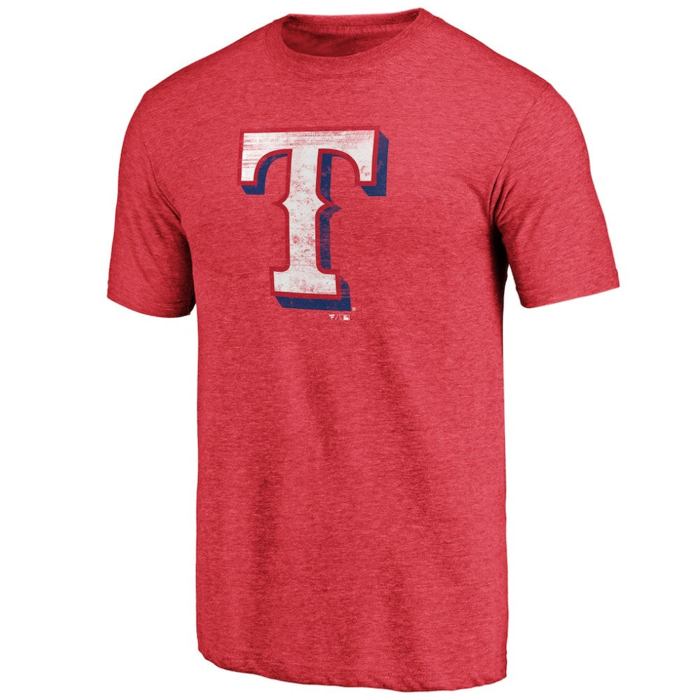 Texas Rangers Official Logo Tri-Blend T-Shirt Online