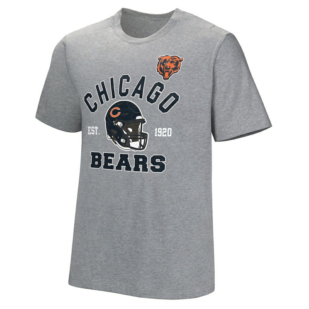 Chicago Bears Tackle Adaptive T-Shirt Gray - NFL