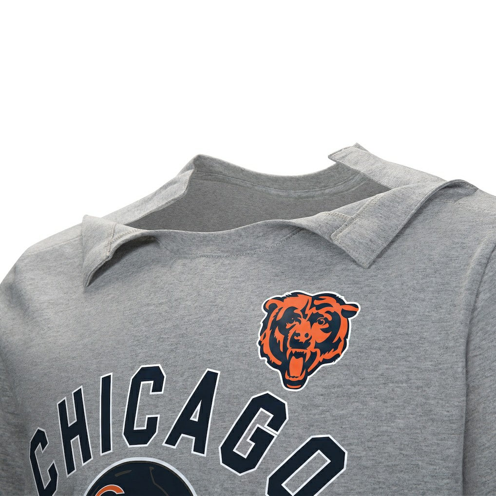 Chicago Bears Tackle Adaptive T-Shirt Gray - NFL
