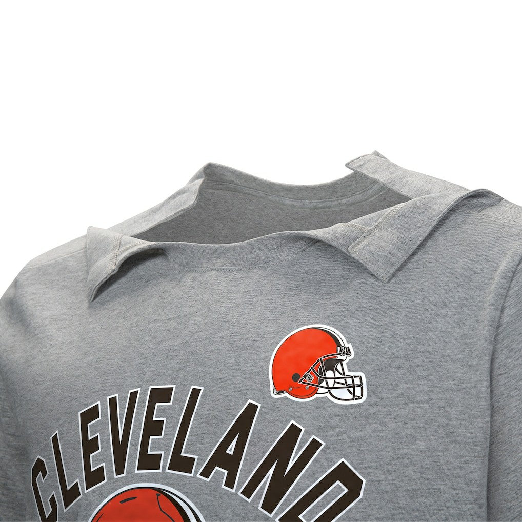 Cleveland Browns Tackle Adaptive T-Shirt Gray - NFL