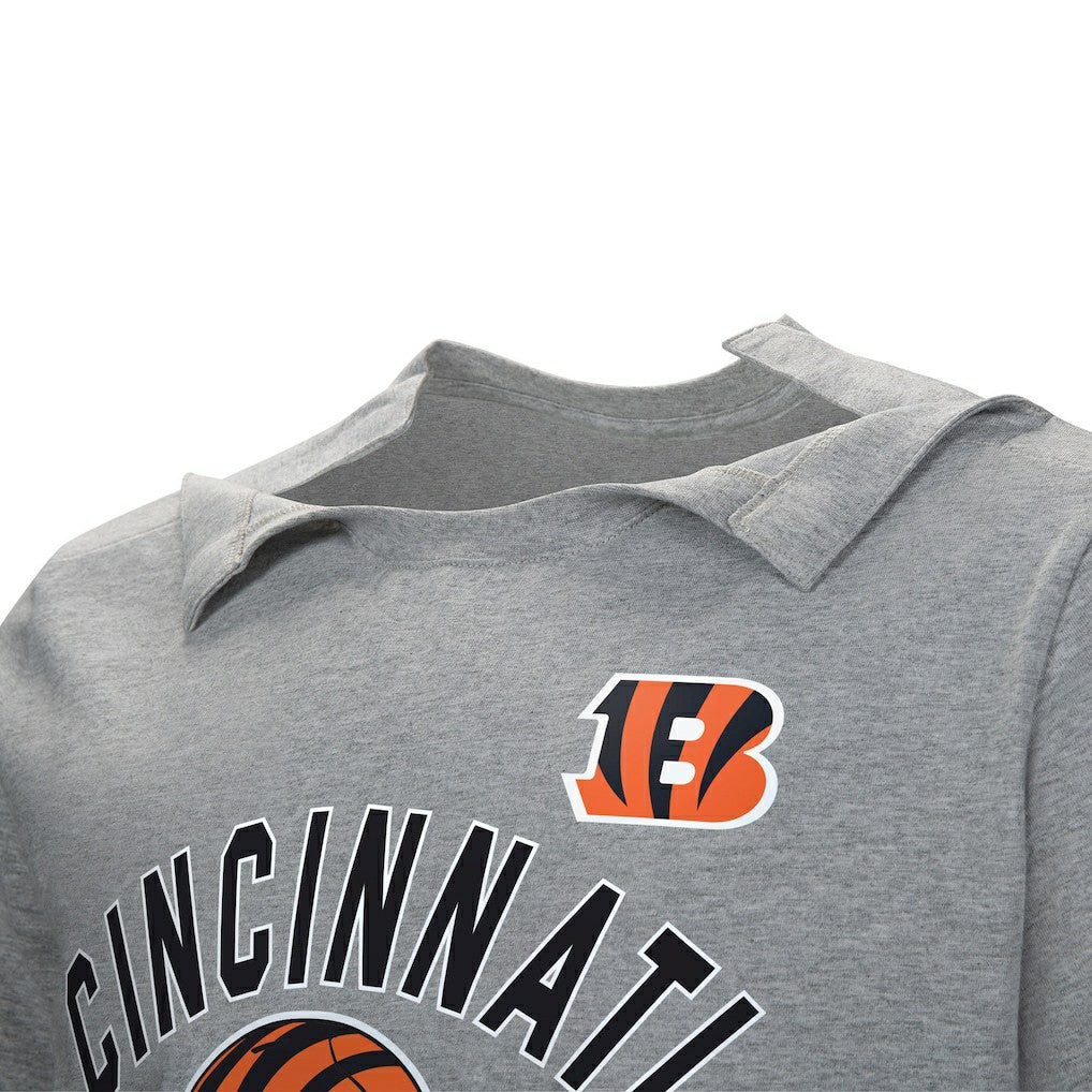 Cincinnati Bengals Tackle Adaptive T-Shirt Gray - NFL