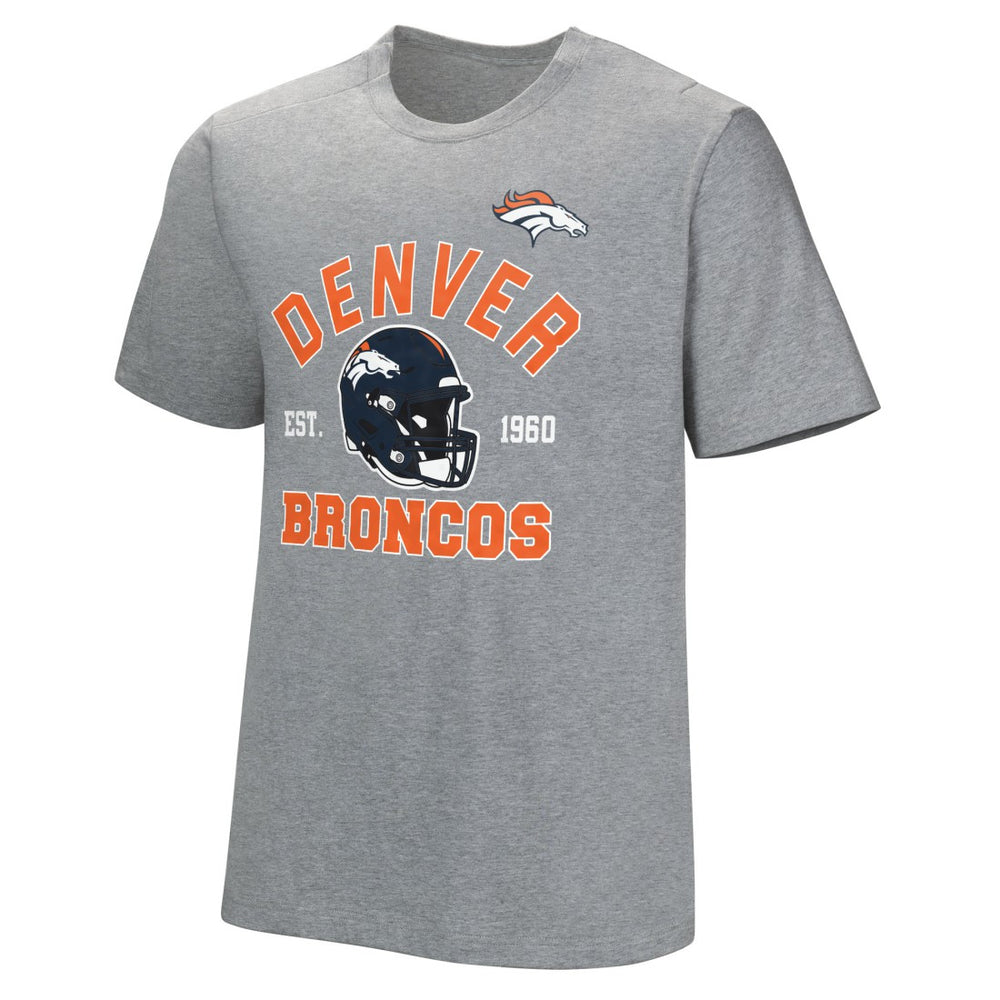 Denver Broncos Tackle Adaptive T-Shirt Gray - NFL