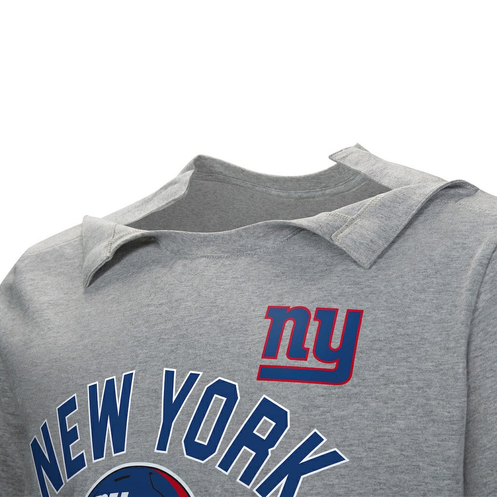 New York Giants Tackle Adaptive T-Shirt Gray - NFL