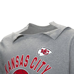 Kansas City Chiefs Tackle Adaptive T-Shirt Gray - NFL