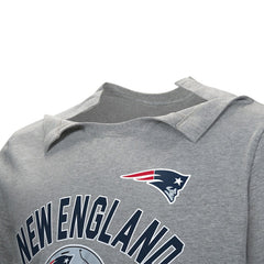 New England Patriots Tackle Adaptive T-Shirt Gray - NFL