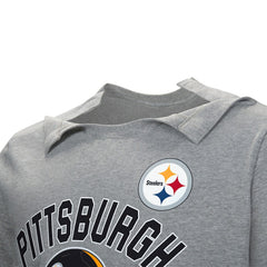 Pittsburgh Steelers Tackle Adaptive T-Shirt Gray - NFL