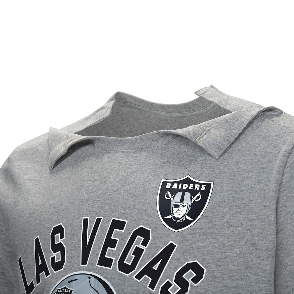 Las Vegas Raiders Tackle Adaptive T-Shirt Gray - NFL