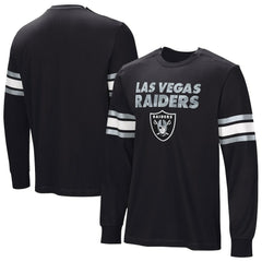 Las Vegas Raiders Hands Off Long Sleeve Adaptive T-Shirt Black - NFL