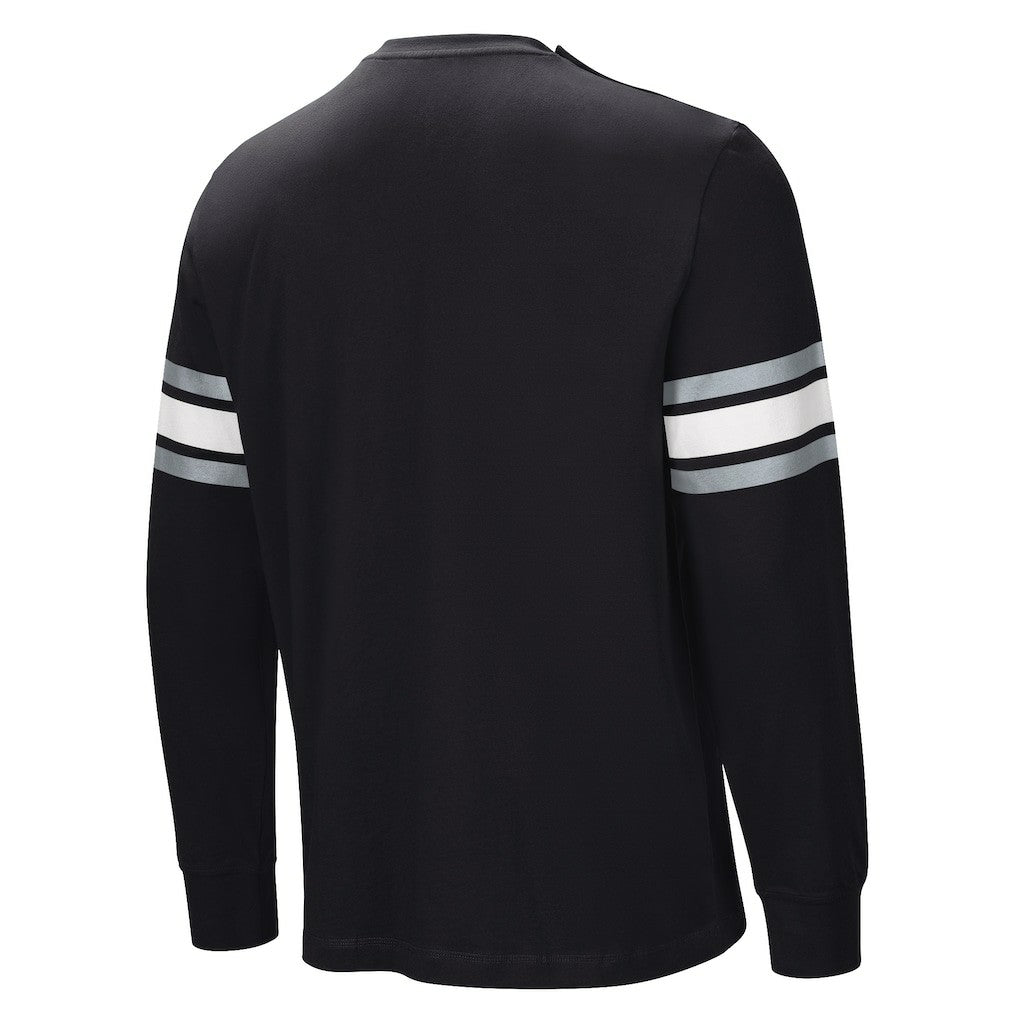 Las Vegas Raiders Hands Off Long Sleeve Adaptive T-Shirt Black - NFL