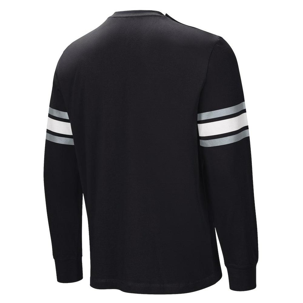 Las Vegas Raiders Hands Off Long Sleeve Adaptive T-Shirt Black - NFL