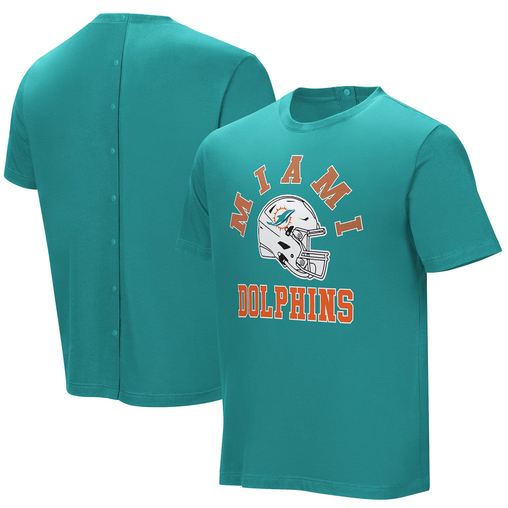 Miami Dolphins Field Goal Assisted T-Shirt Aqua - NFL