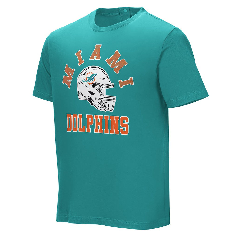Miami Dolphins Field Goal Assisted T-Shirt Aqua - NFL