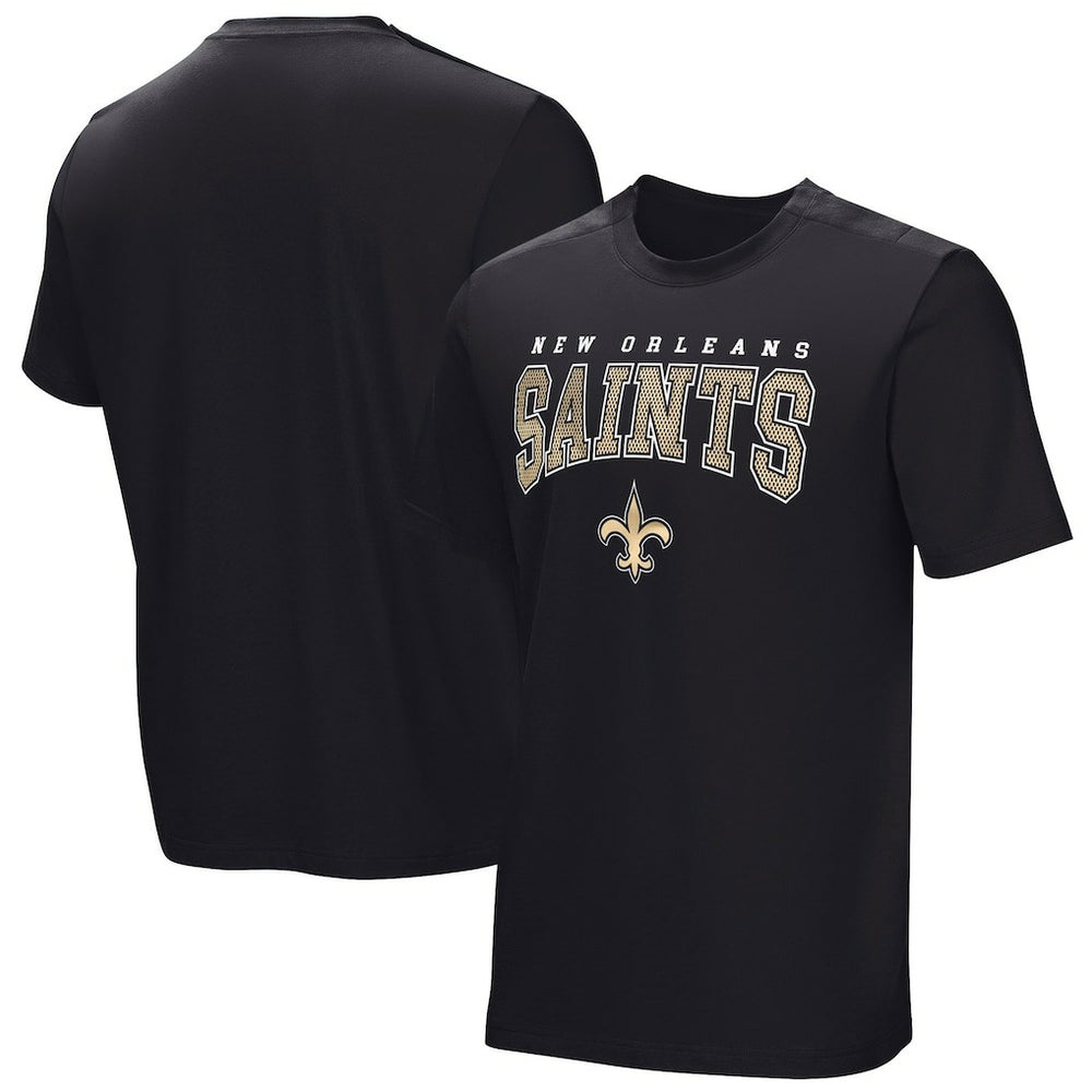 New Orleans Saints Home Team Adaptive T-Shirt Black - NFL