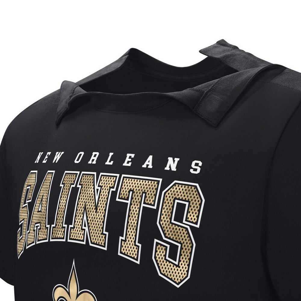 New Orleans Saints Home Team Adaptive T-Shirt Black - NFL