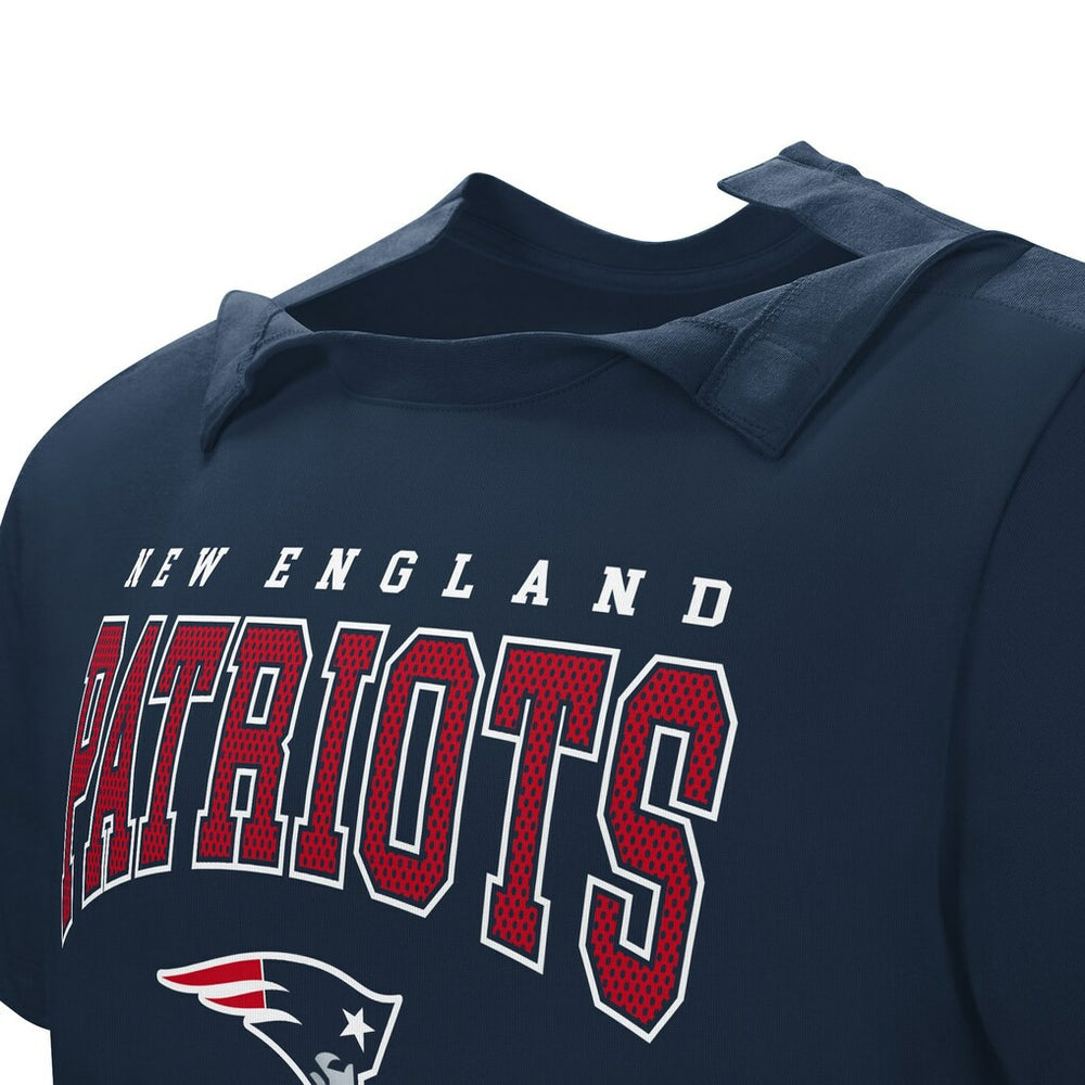 New England Patriots Home Team Adaptive T-Shirt Navy - NFL