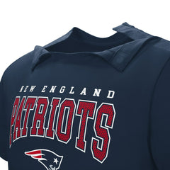 New England Patriots Home Team Adaptive T-Shirt Navy - NFL