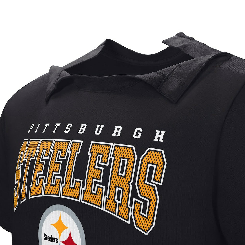 Pittsburgh Steelers Home Team Adaptive T-Shirt Black - NFL