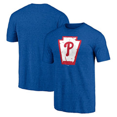 Philadelphia Phillies Hometown Collection Keystone Tri-Blend T-Shirt discount