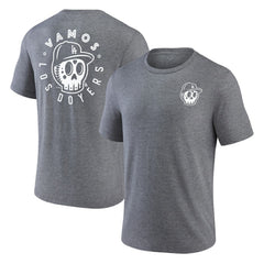 Los Angeles Dodgers Hometown Collection Sugar Skull Tri-Blend T-Shirt On Sale