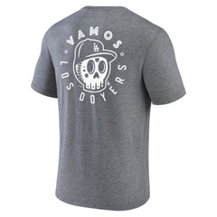 Los Angeles Dodgers Hometown Collection Sugar Skull Tri-Blend T-Shirt On Sale
