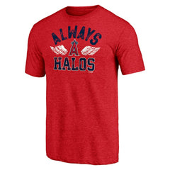 Los Angeles Angels Hometown Collection Always Halos Tri-Blend T-Shirt discount