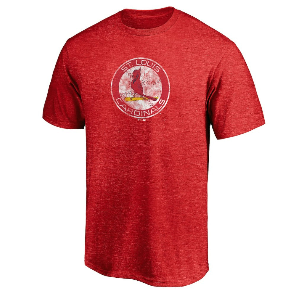 St. Louis Cardinals Cooperstown Collection Throwback Logo Tri-Blend T-Shirt On Sale