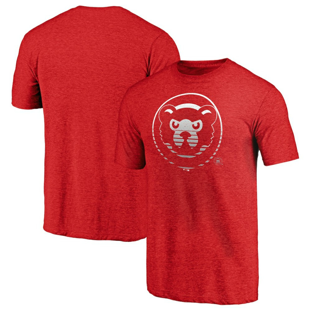 Chicago Cubs Cooperstown Collection Logo Tri-Blend T-Shirt Near Me