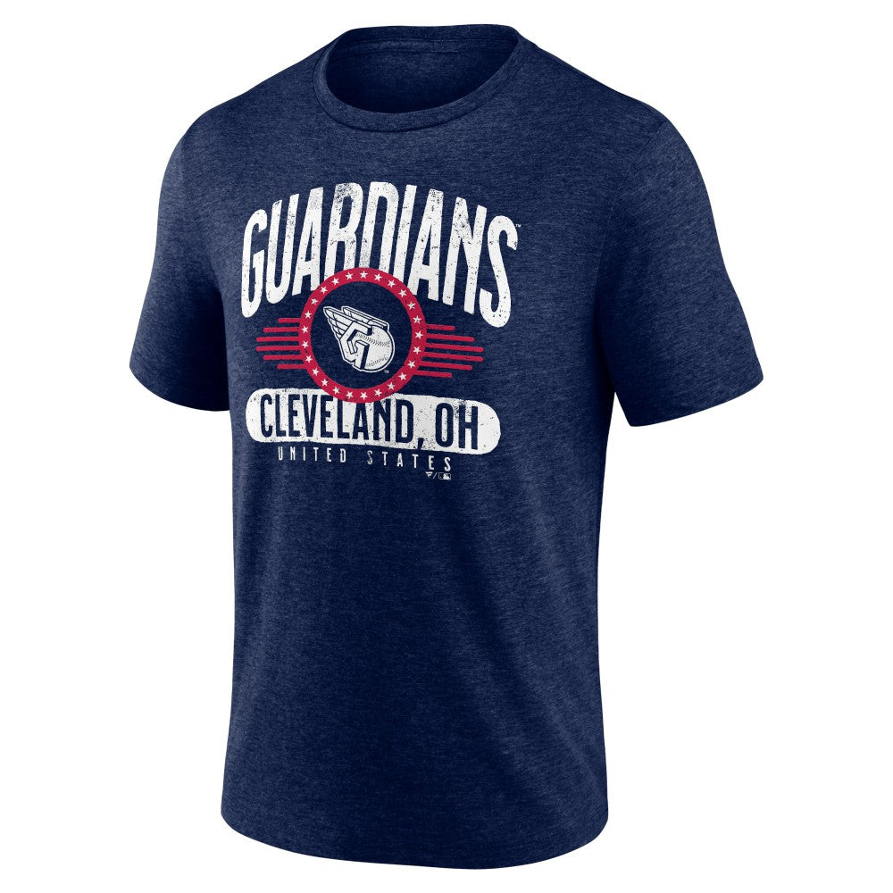 Cleveland Guardians Badge of Honor Tri-Blend T-Shirt discount