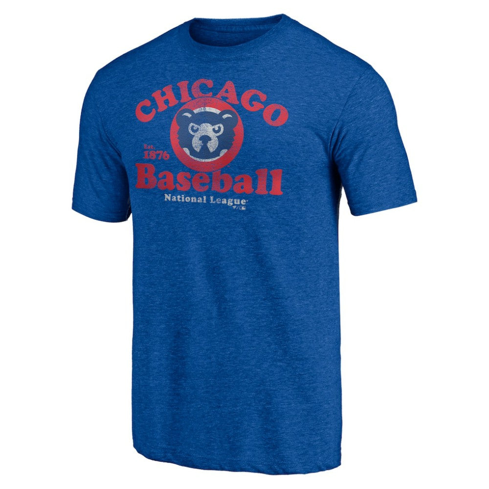 Chicago Cubs Cooperstown Collection Our Game Tri-Blend T-Shirt Sale