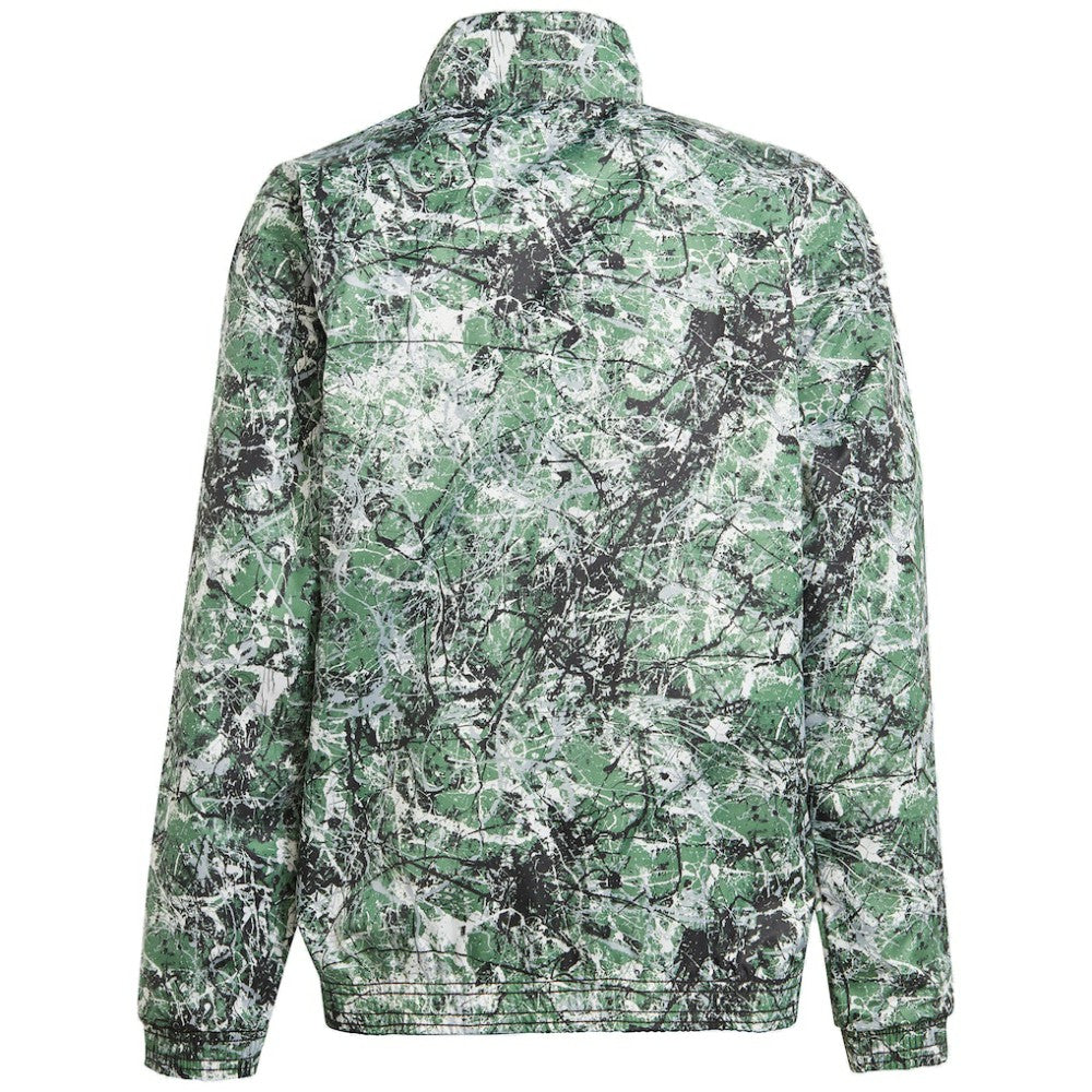 Adidas Manchester United x Stone Roses Originals Youth 2023/24 Reversible Anthem Full-Zip Jacket - Black