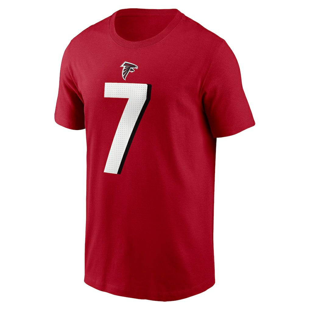 Bijan Robinson Atlanta Falcons Player Name & Number T-Shirt Red - Nike