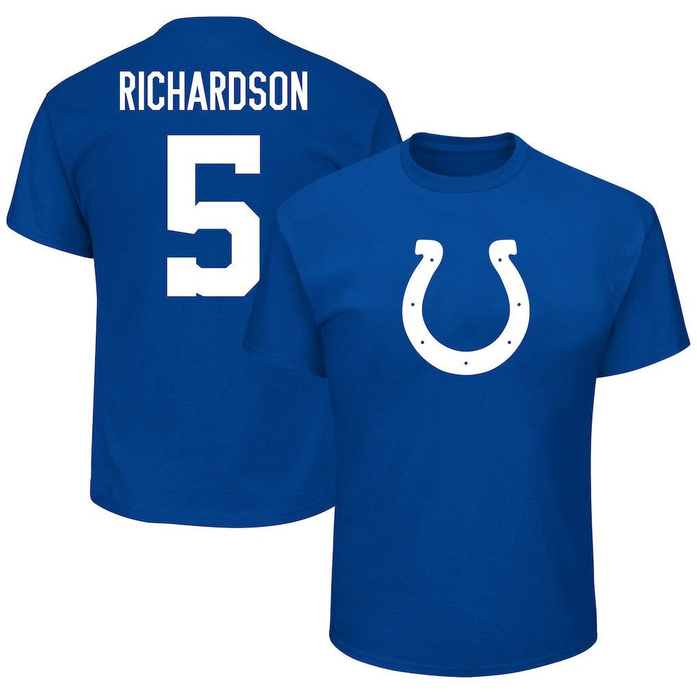 Anthony Richardson Indianapolis Colts Big & Tall Player Name & Number T-Shirt Royal - Fanatics