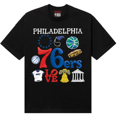 NBA - Philadelphia 76ers NBA x MARKET Unisex Claymation T-Shirt - Black