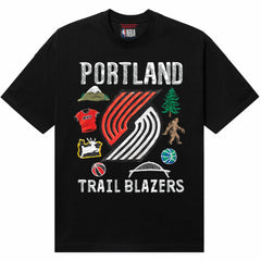 NBA - Portland Trail Blazers NBA x MARKET Unisex Claymation T-Shirt - Black