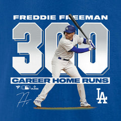 Freddie Freeman Los Angeles Dodgers Fanatics 300 Career Home Runs T-Shirt Clearance