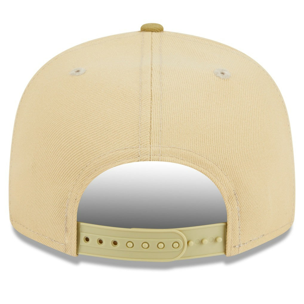 New Era - Philadelphia 76ers Green Collection Repreve 9FIFTY Snapback Hat - Khaki/Tan