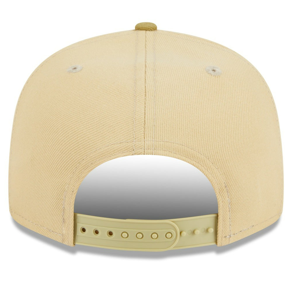 New Era - Philadelphia 76ers Green Collection Repreve 9FIFTY Snapback Hat - Khaki/Tan