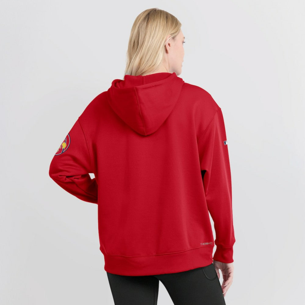 St. Louis Cardinals Nike Women's 2024 City Connect Authentic Collection Practice Performance Pullover Hoodie Online
